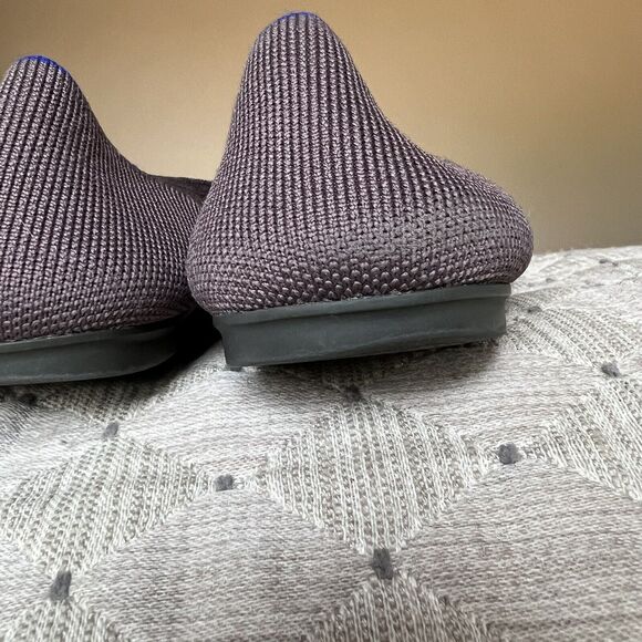 Rothy's The Flat Mink Brown Stretch Fabric Round Toe Ballet Flat Shoes Women 8.5 - Picture 10 of 16